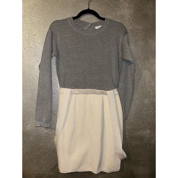 English Factory Academia Preppy Baddie Artsy Gray Open Back Suspender Dress - Picture 4 of 14